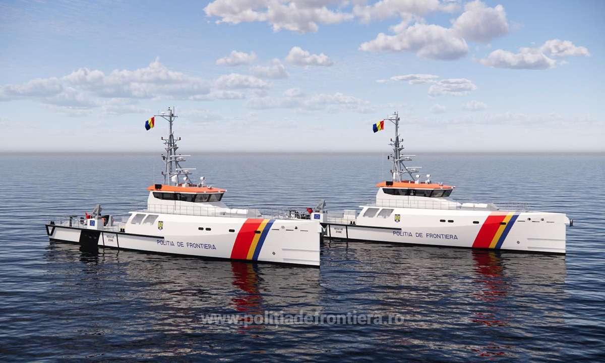 DAMEN construiește două nave pentru Poliția de Frontieră în șantierele de la Mangalia și Brăila