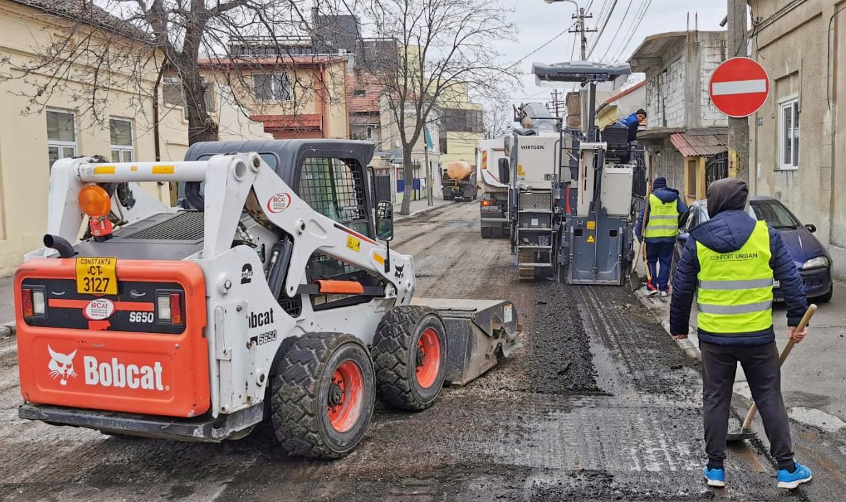 Trafic închis pe străzile Constantin Brătescu și Griviței din Constanța din cauza lucrărilor de asfaltare