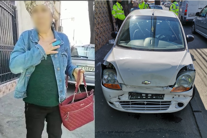 Șoferiță beată, prinsă de polițiștii constănțeni după ce fugise de la un accident pe care îl provocase