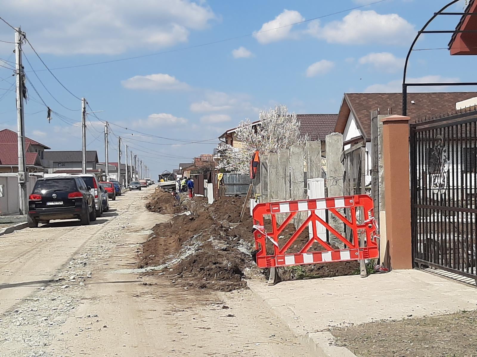 Lucrări în desfășurare în comuna Cumpăna