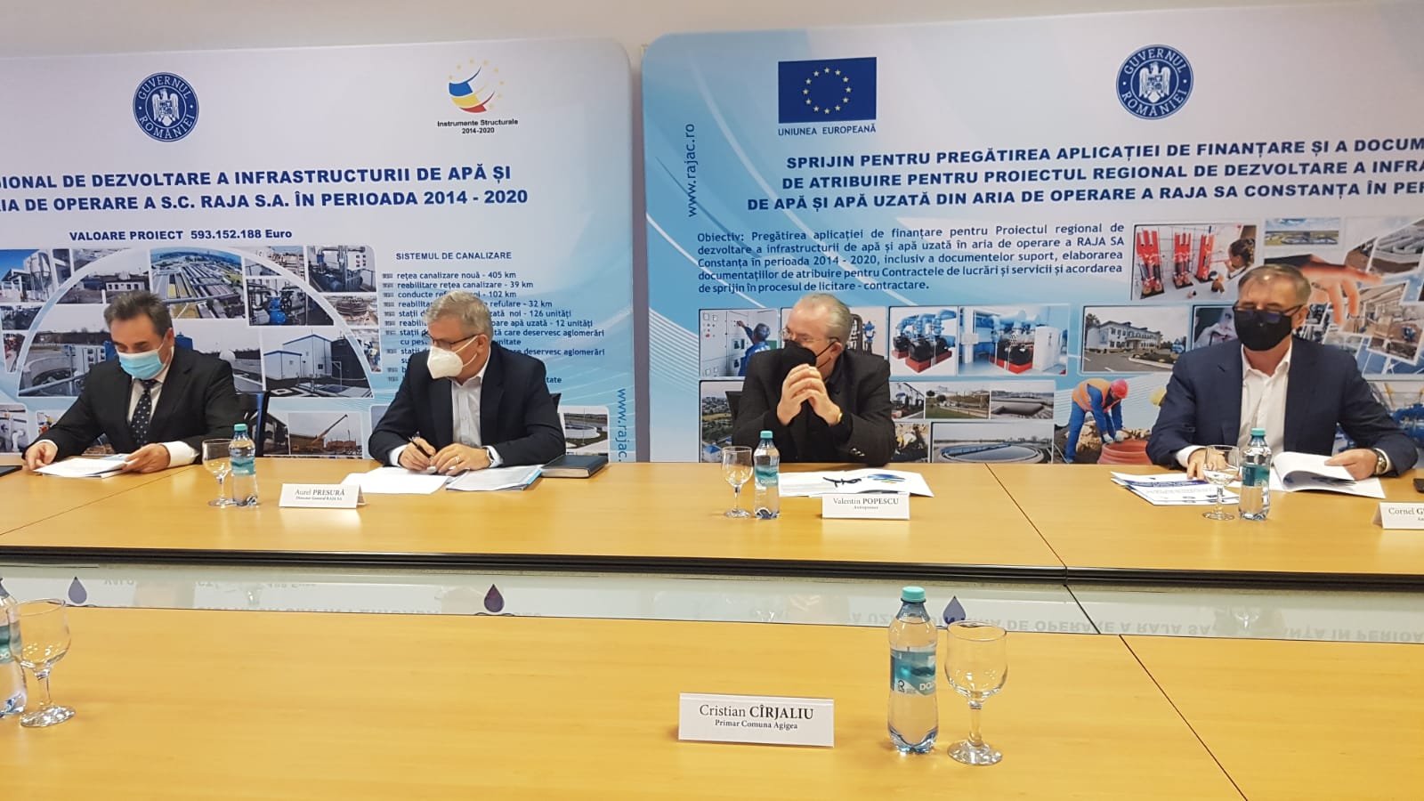 RAJA continuă programul de modernizare și dezvoltare a sistemelor de alimentare cu apă și de colectare-tratare a apei uzate din județul Constanța