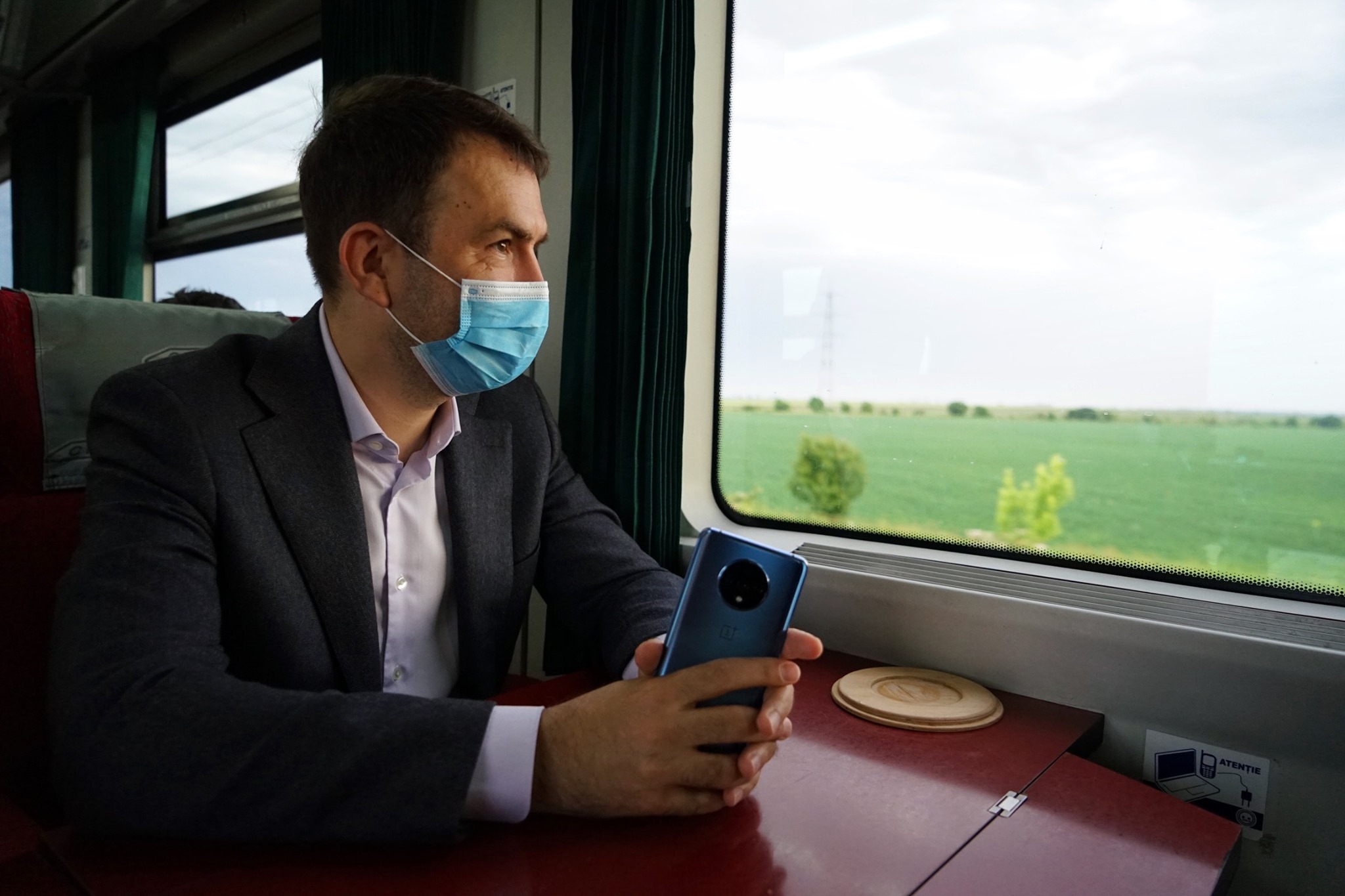 Ministrul Transporturilor a plecat cu trenul să verifice lucrările la Podul de la Cernavodă