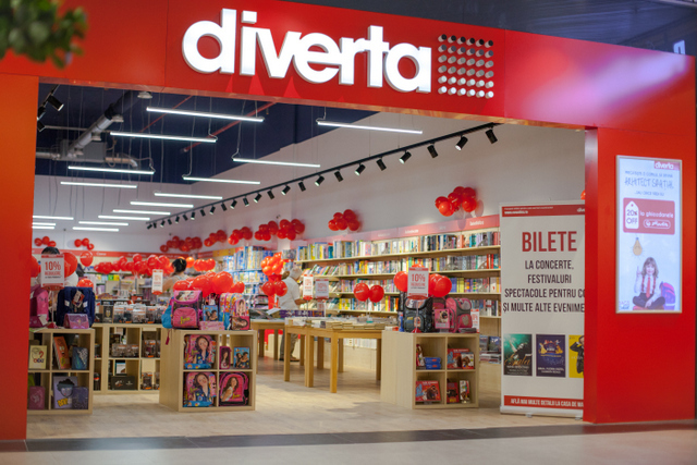 Efectele pandemiei: Diverta, cel mai mare lanț de librării, își cere insolvența