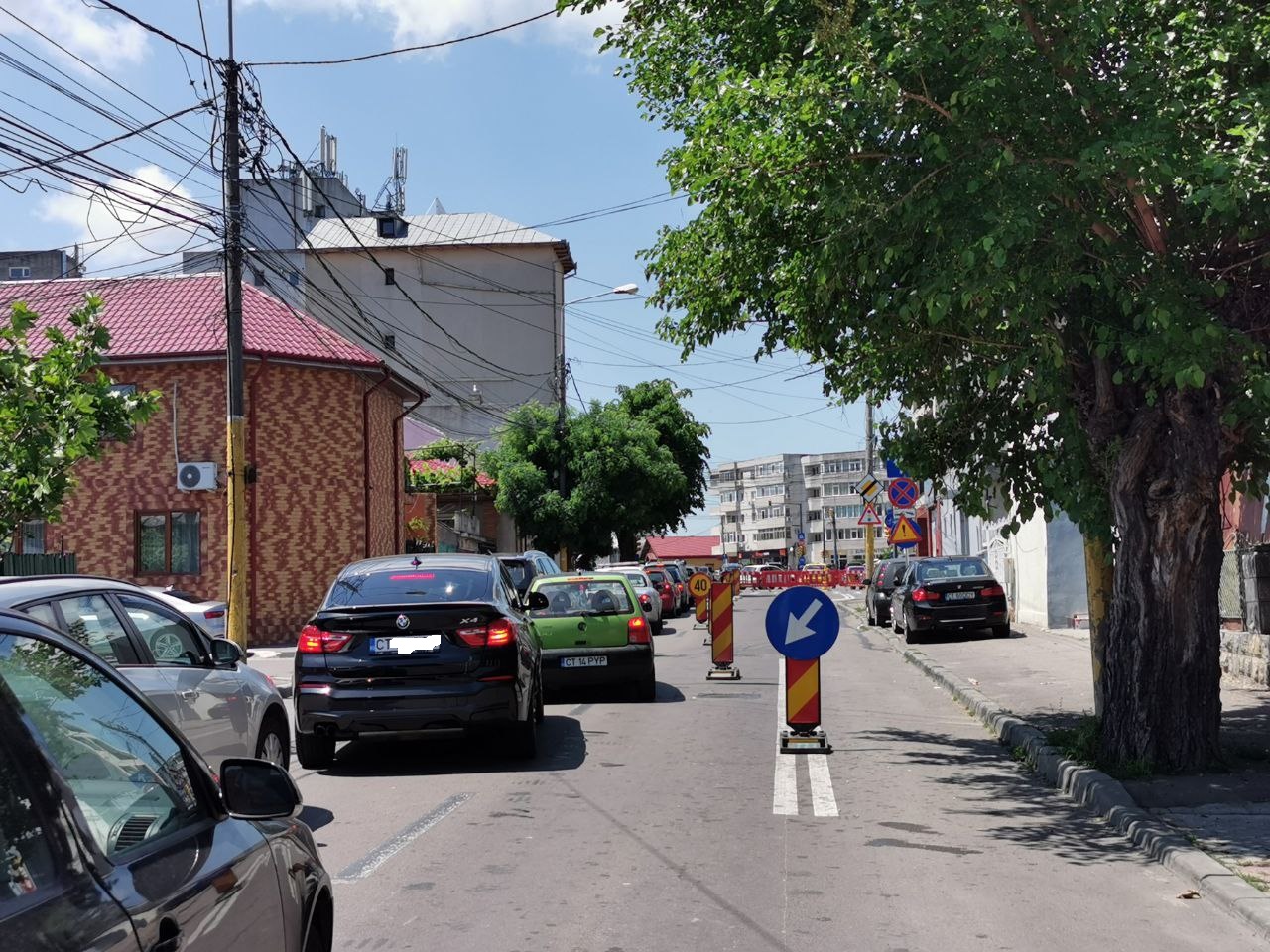 Haos în traficul din Constanța, strada Ion Rațiu este blocată la această oră