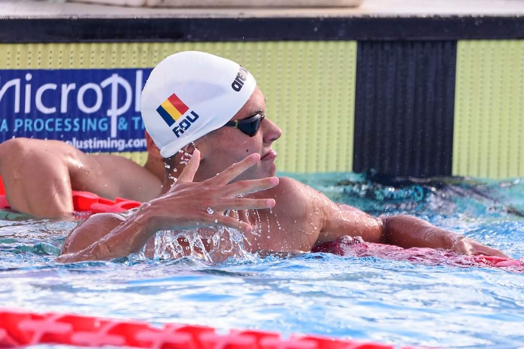 David Popovici, medalie de aur, nou record mondial de juniori și cel mai bun timp din 2021 la 100 m liber