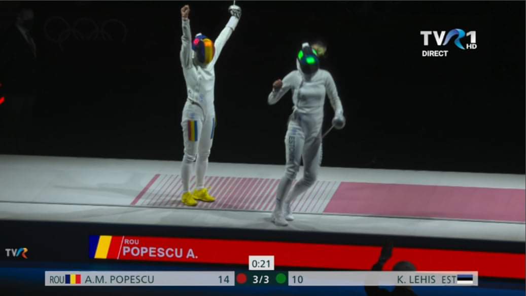 Prima medalie pentru România la JO! Ana Maria Popescu va lupta pentru aur în finala de la spadă