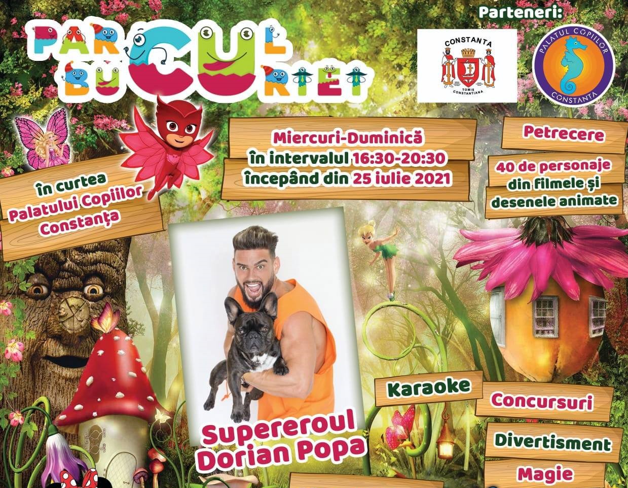 Astăzi se deschide în Constanța PARCUL BUCURIEI. Dorian Popa va fi prezent la eveniment!