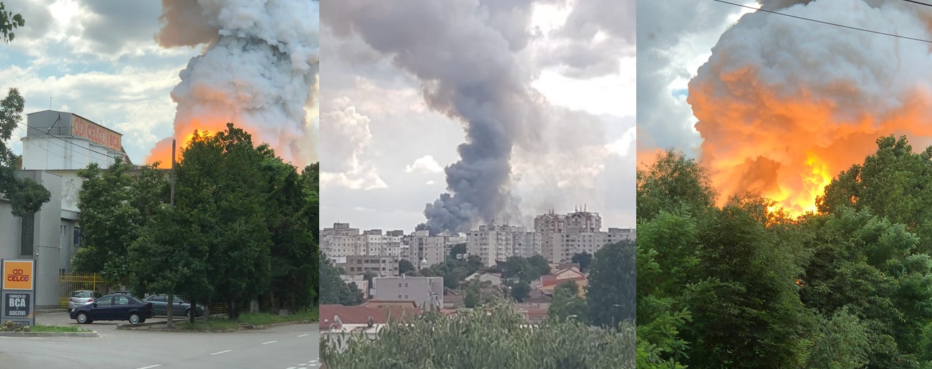 Fabrica de BCA Celco, amendată de Garda de Mediu cu 50.000 de lei, după incendiul de la începutul lunii iulie