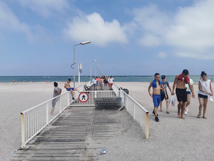 Vești bune: Pasarela din Mamaia va fi DESCHISĂ publicului pentru plimbări