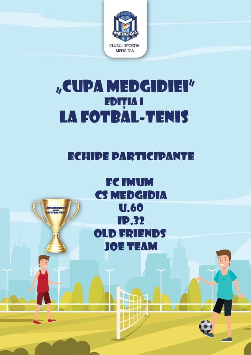 Astăzi se dă startul primei ediții a Cupei Medgidiei la Fotbal-Tenis
