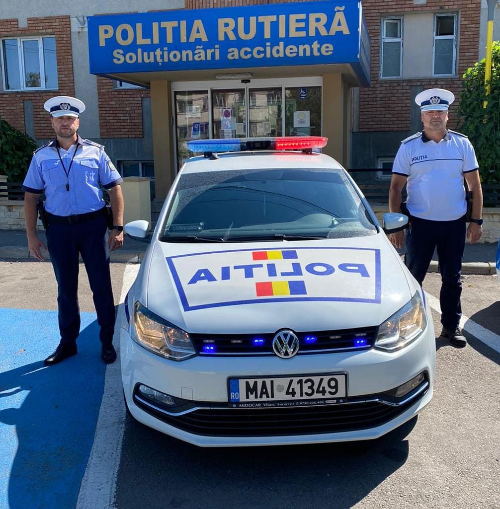 S-au tras focuri de armă în Constanța pentru oprirea unui șofer de 37 de ani beat și fără permis