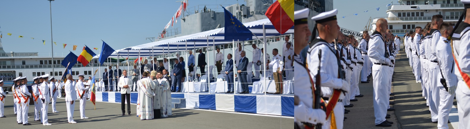 (Foto) Cine a participat astăzi la evenimentul dedicat Zilei Marinei Române, organizat în Portul Militar Constanța