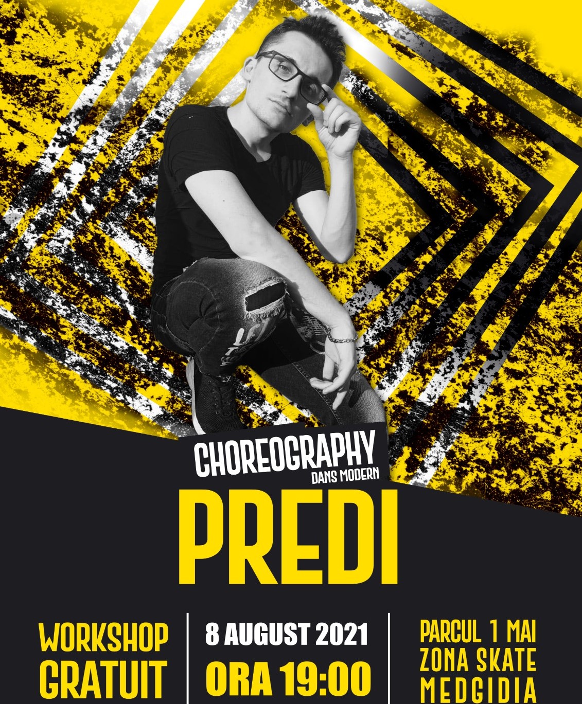 „Choreography Predi” - workshop gratuit de dans modern, duminică în Parcul 1 Mai din Medgidia