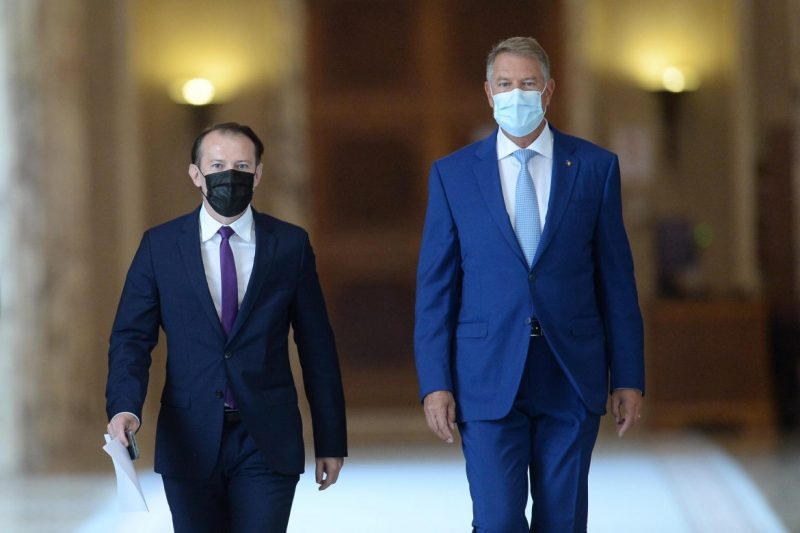Preşedintele Iohannis va avea o întâlnire cu premierul Cîţu pe tema crizei guvernamentale