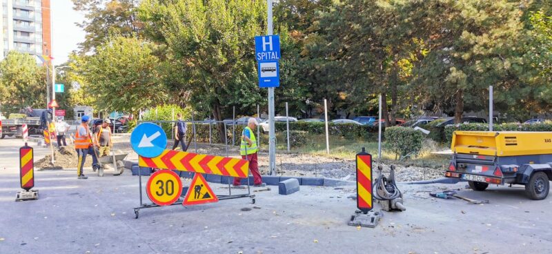 Se reabilitează infrastructura rutieră și pietonală în mai multe zone din Constanța