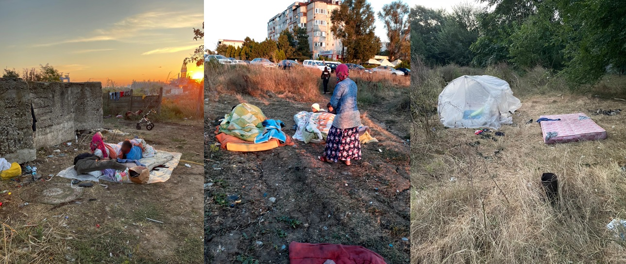 Adăposturi improvizate, dezafectate de Polaris, cu sprijinul polițiștilor
