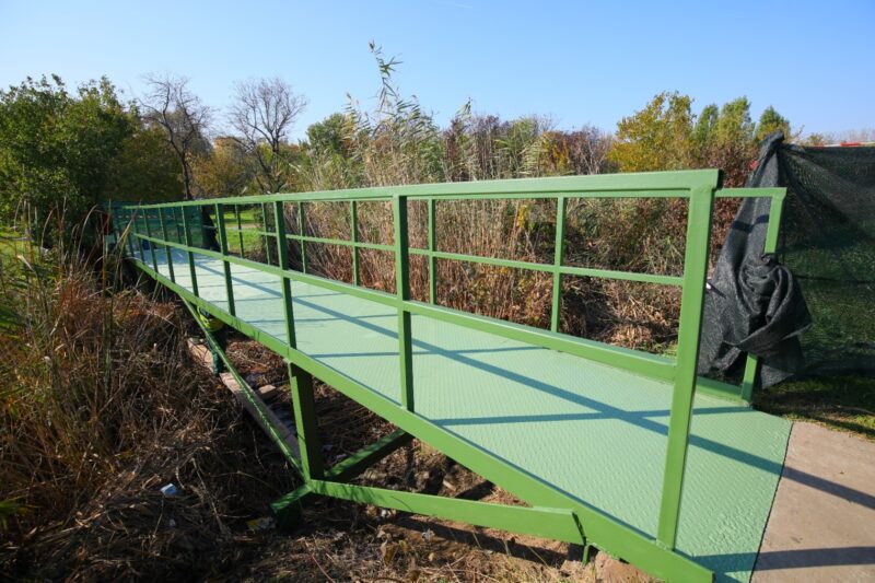 Podeţele din Parcul Tăbăcărie au intrat în proces de reabilitare