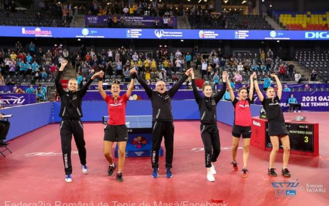 Tenis de masă: Echipa feminină a României va juca în finala Campionatului European