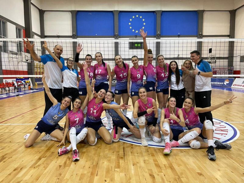 Victorie spectaculoasă a echipei de volei feminin CS Medgidia. Au învins campioana CSM Târgovişte