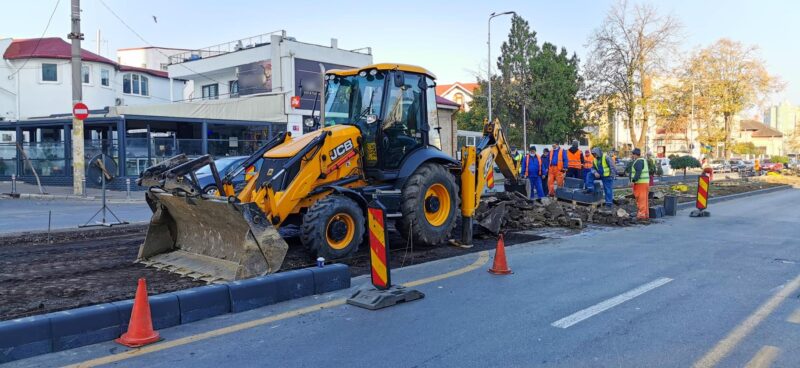 Circulația rutieră a fost reorganizată la intersecția bulevardului Mamaia cu străzile Nicolae Iorga și Renașterii