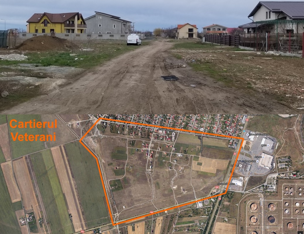 Mai multe străzi din cartierul Veterani din Constanța vor fi modernizate. Proiectul, pe ordinea de zi a Consiliului Local