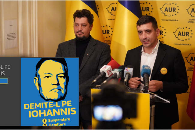 AUR strânge semnături pentru demiterea lui Klaus Iohannis