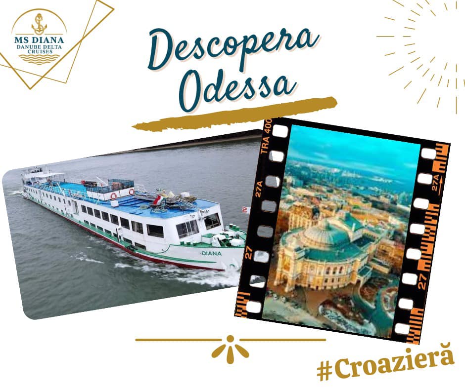 Croazieră pe Dunăre cu nava MS Diana, până în Ucraina, în minivacanța de Sfântul Andrei și 1 decembrie