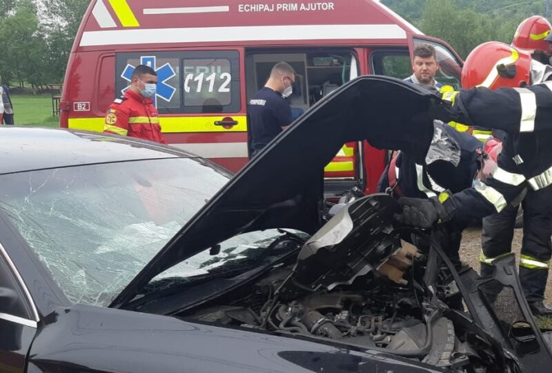 ACCIDENT cu victimă ÎNCARCERATĂ produs pe DC62, între Dunărea și Siliștea