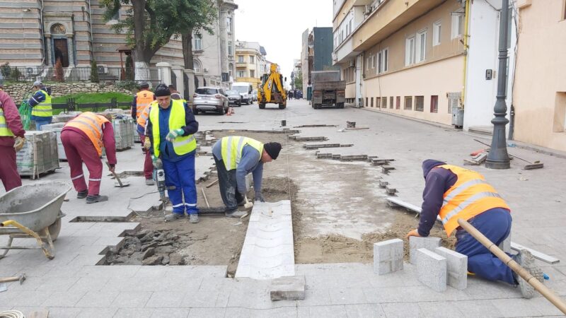 În Zona Peninsulară a Constanței mai au acces doar 553 de mașini. Primăria a început lucrările de reabilitare a pavajului