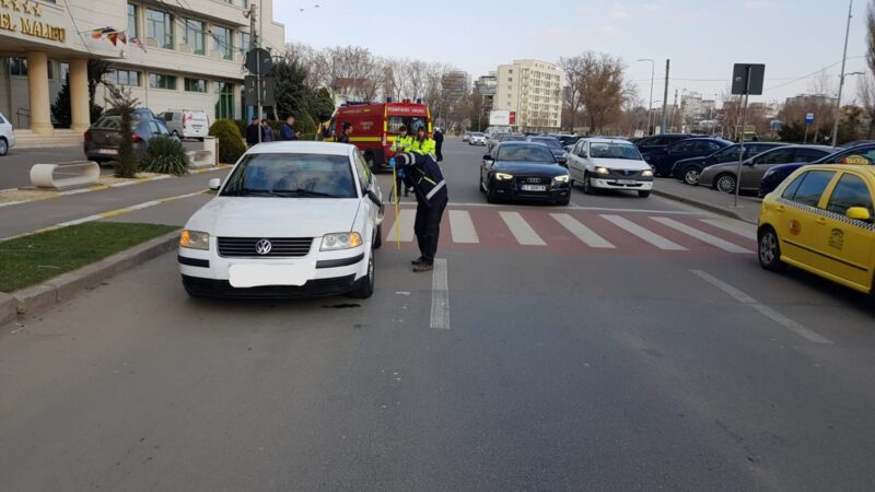 Pieton accidentat în fața hotelului Malibu din Constanța