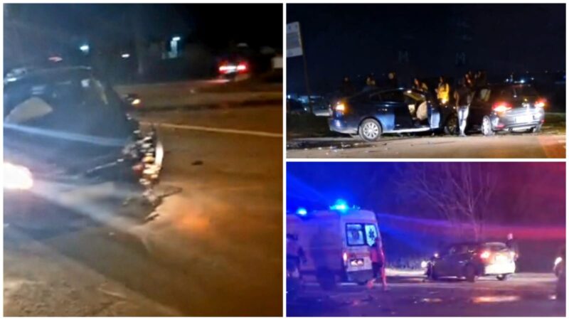 Carambol cu trei mașini în Medgidia. Mai multe persoane, rănite