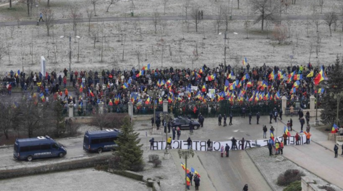 Amenzi de peste 170.000 de lei, aplicate în urma PROTESTULUI de la Parlament