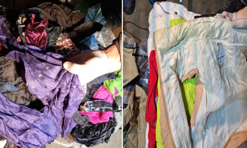 500 de TONE de deșeuri din haine second-hand, descoperite în urma unor PERCHEZIȚII de amploare