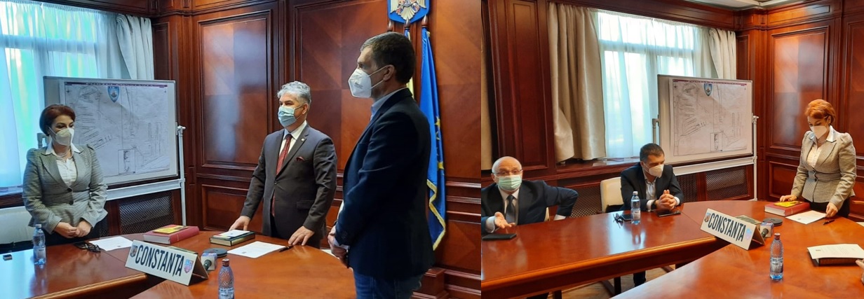Echipa Prefecturii Constanța, în formulă completă. Marilena Dragnea și Șenol Ali au depus jurământul de învestire