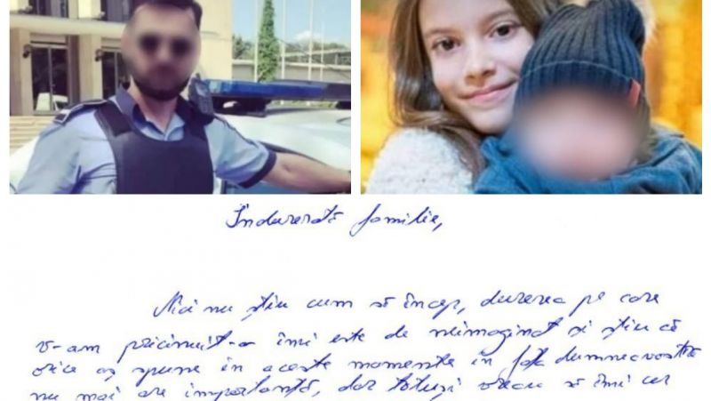 Scrisoarea polițistului către familia fetei ucise pe trecerea de pietoni: “Sper ca în viitor să nu mă mai percepeţi ca un criminal, ci pe un om care v-a greşit enorm”