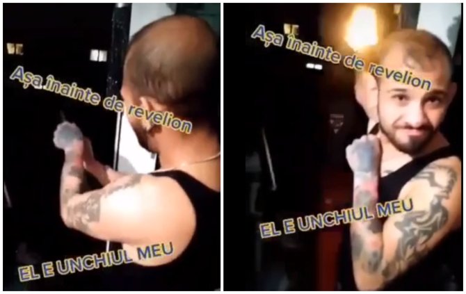 (Video) Român filmat în timp ce trage cu PISTOLUL de Revelion: "Numai săracii aruncă cu petarde". Reacția Poliției
