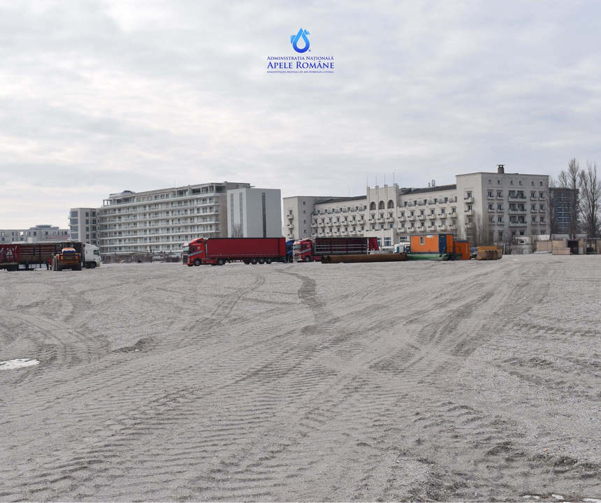 Pregătiri pentru înnisiparea plajei din Eforie. Lucrările încep la finalul sezonului estival
