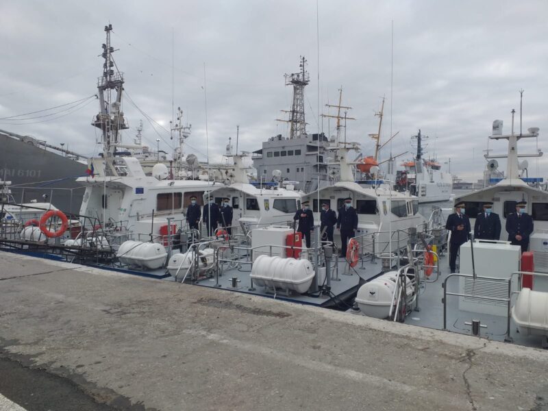 Cinci şalupe maritime de intervenţie au intrat în dotarea Gărzii de Coastă