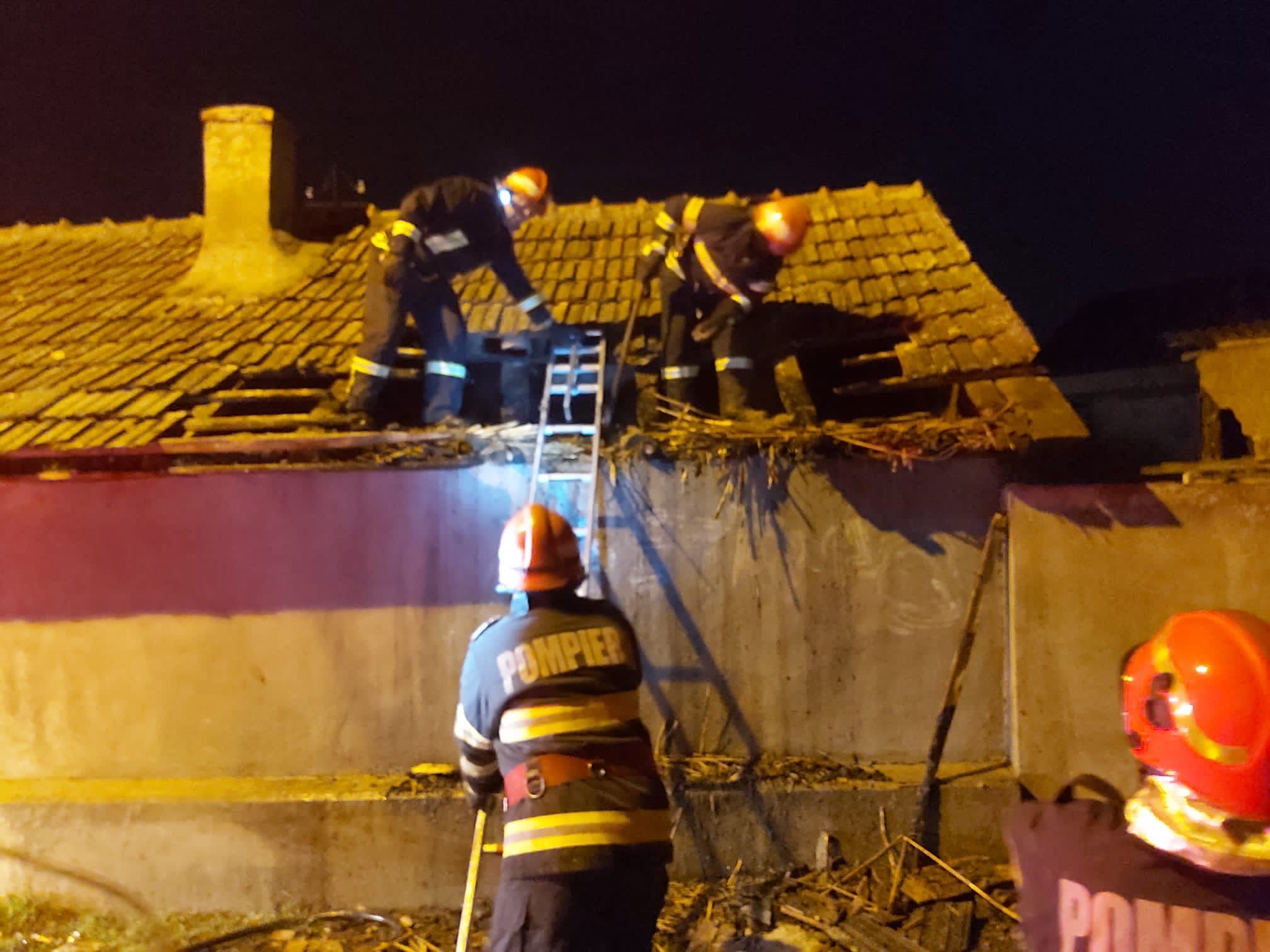 Foc pus intenționat la o casă din Babadag