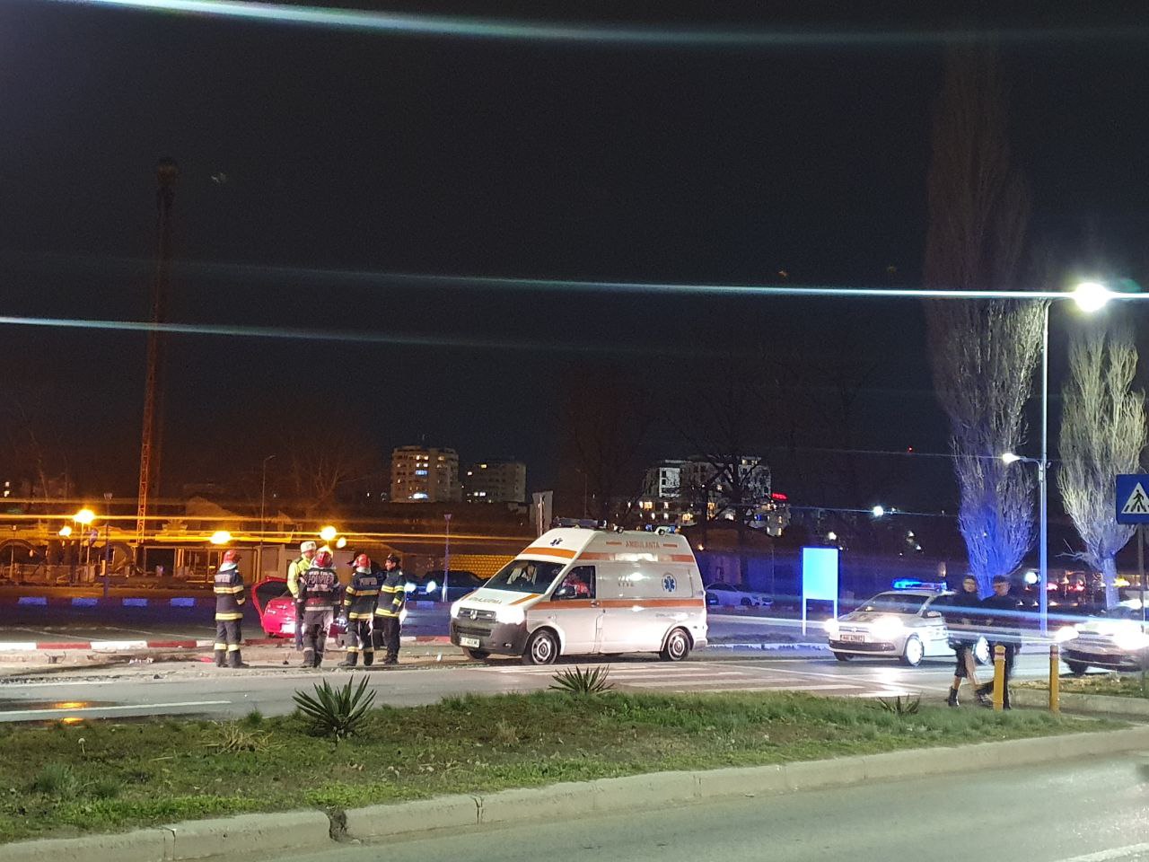Accident rutier pe bulevardul Mamaia, în zona Satului de Vacanță