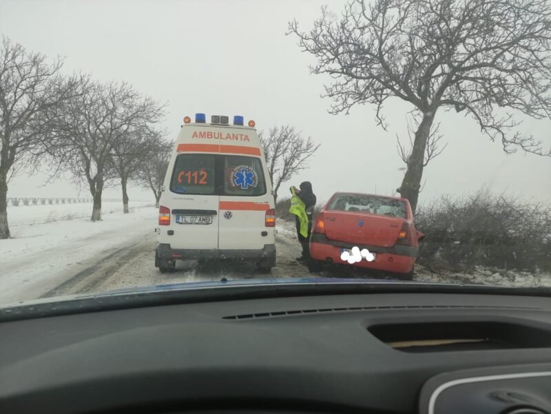 Accident rutier în județul Tulcea, între localitățile Cataloi și Nalbant