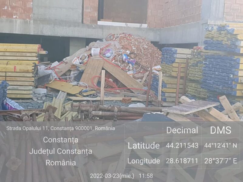 Garda de Mediu a controlat șapte șantiere de construcții din Constanța. Au fost aplicate amenzi