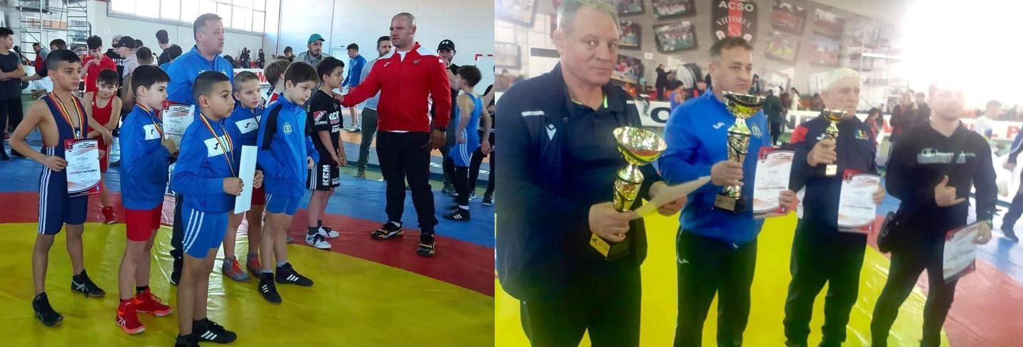 Luptătorii de la Clubul Sportiv Medgidia, locul 1 la “Cupa orașului Pantelimon”