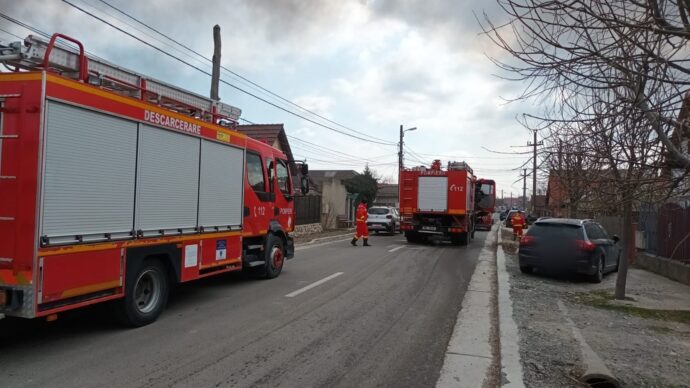 Incendiu la o casă din Mangalia