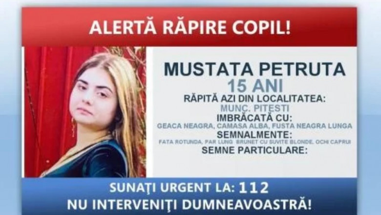 Alertă RĂPIRE copil! Trei persoane care au luat cu forța o fată de 15 ani din fața unui bloc
