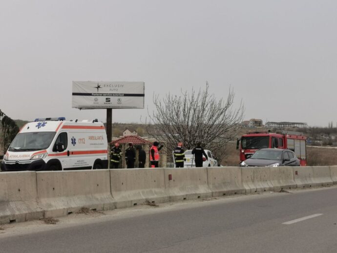 Accident în zona hanului Kartali, aproape de Ovidiu