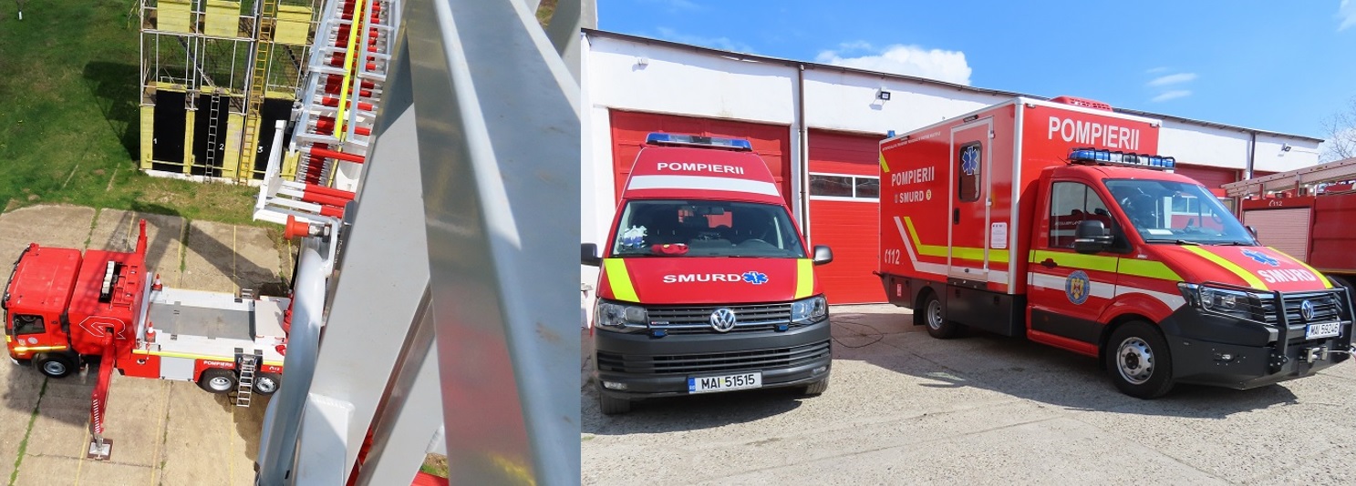 (FOTO) Trei autospeciale de ultimă generație au ajuns în dotarea ISU Dobrogea