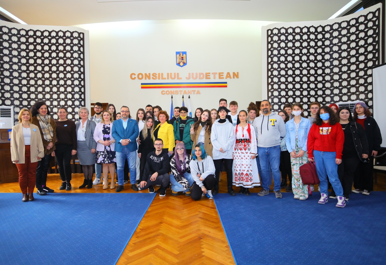 Viceprimarul Ionuț Rusu a primit vizita unui unor studenți și profesori participanți la proiectul Erasmus+