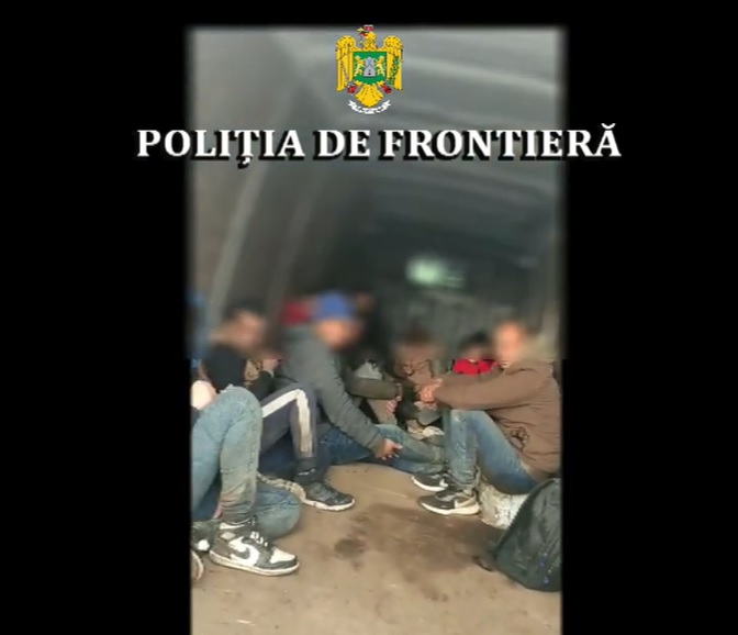 (VIDEO) Șofer din Dâmbovița, prins între Lipnița și Băneasa când transporta 12 migranți care au trecut ilegal frontiera din Bulgaria