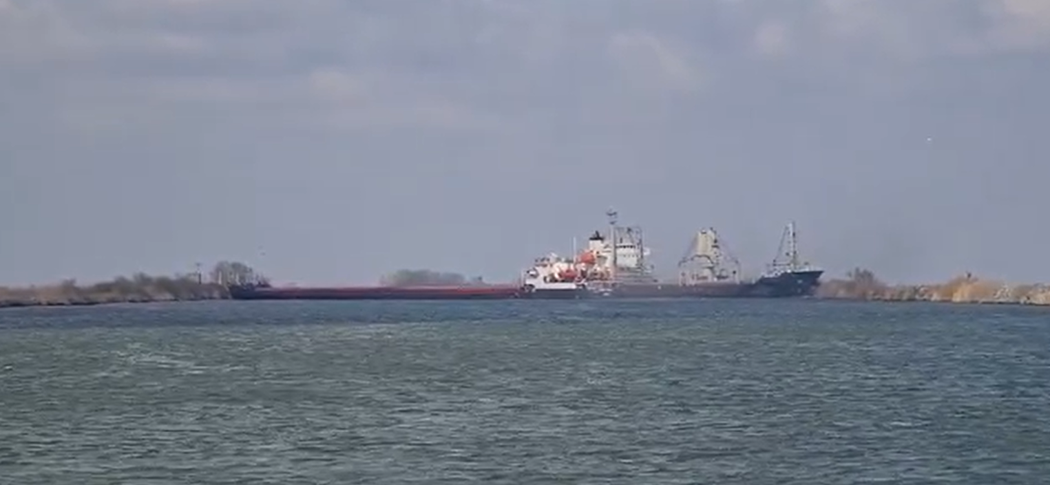 Coliziune între două nave maritime pe Canalul Sulina